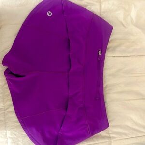 Lululemon low rise speed up shorts size 0